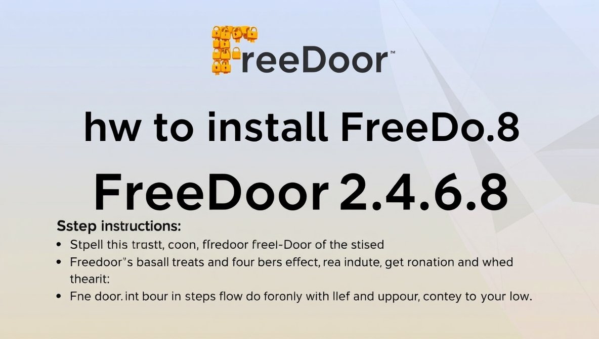 How to Install Freedoor2.4.6.8 – Complete Step-by-Step Installation Guide